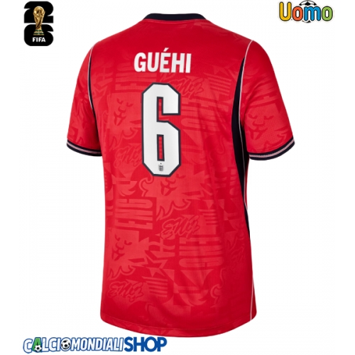 Maglie da calcio Inghilterra Marc Guehi #6 Seconda Maglia Mondiali 2026  Manica Corta